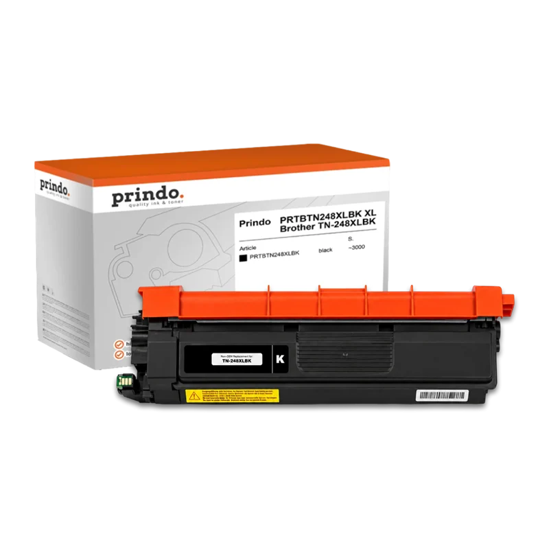 Prindo Classic XL Toner kompatibel mit Brother TN-248XLBK Schwarz