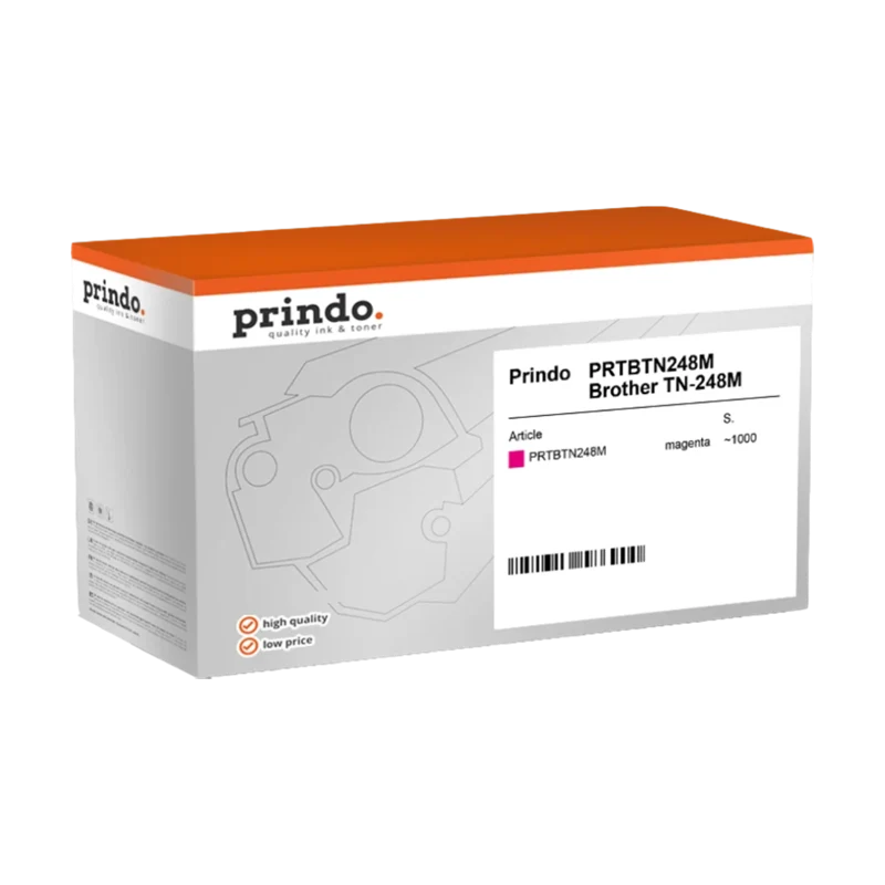 Prindo Classic Toner kompatibel mit Brother TN-248M Magenta