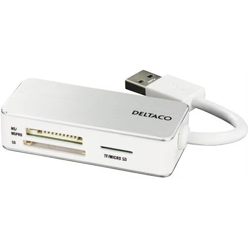 Deltaco USB 3.1 Card Reader 3-slot
