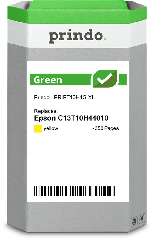 Prindo Green XL Druckerpatrone kompatibel mit Epson 604 XL Gelb