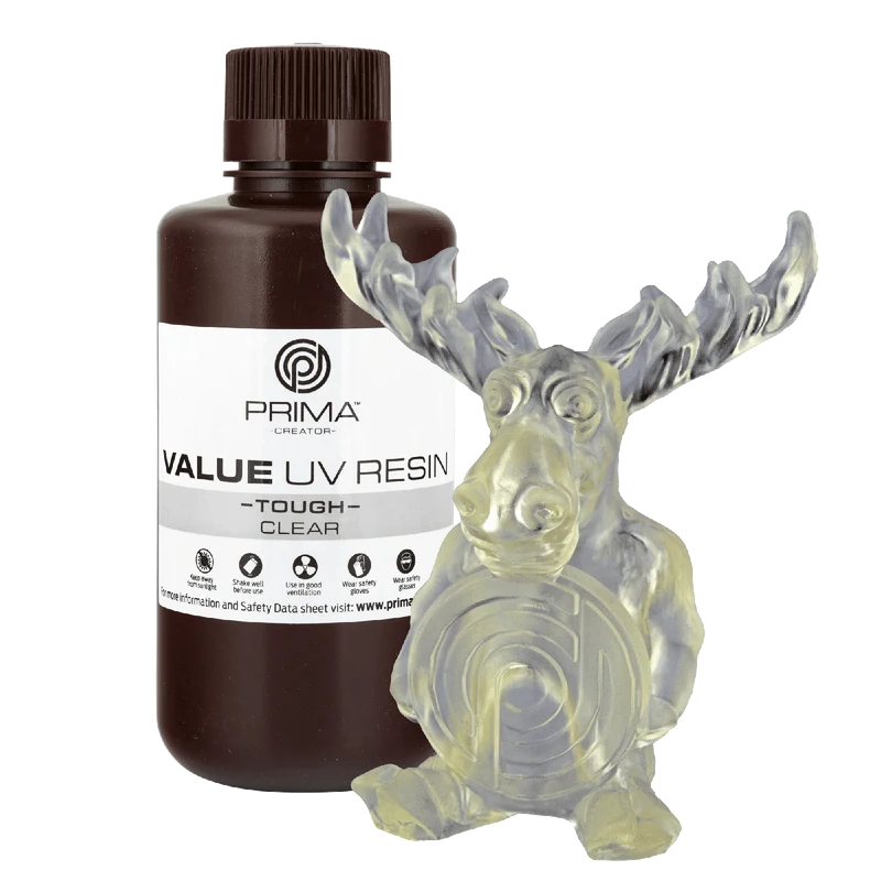 PrimaCreator Value Tough UV Resin (ABS Like) – 500 g – Clear