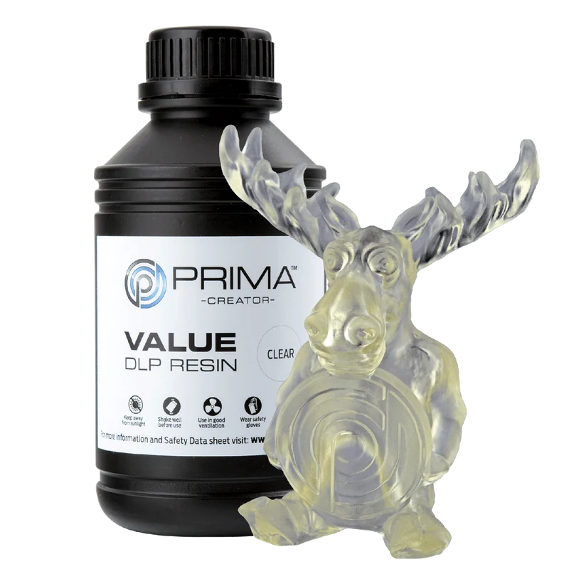 PrimaCreator Value UV / DLP Resin 500 g – Clear