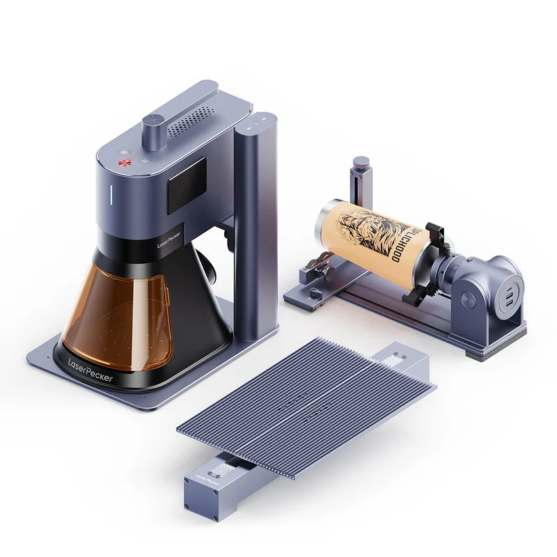 LaserPecker LP5 Fiber + Diode Laser Engraver