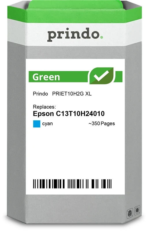 Prindo Green XL Druckerpatrone kompatibel mit Epson 604 XL Cyan