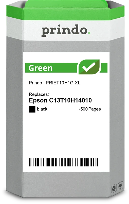 Prindo Green XL Druckerpatrone kompatibel mit Epson 604 XL Schwarz