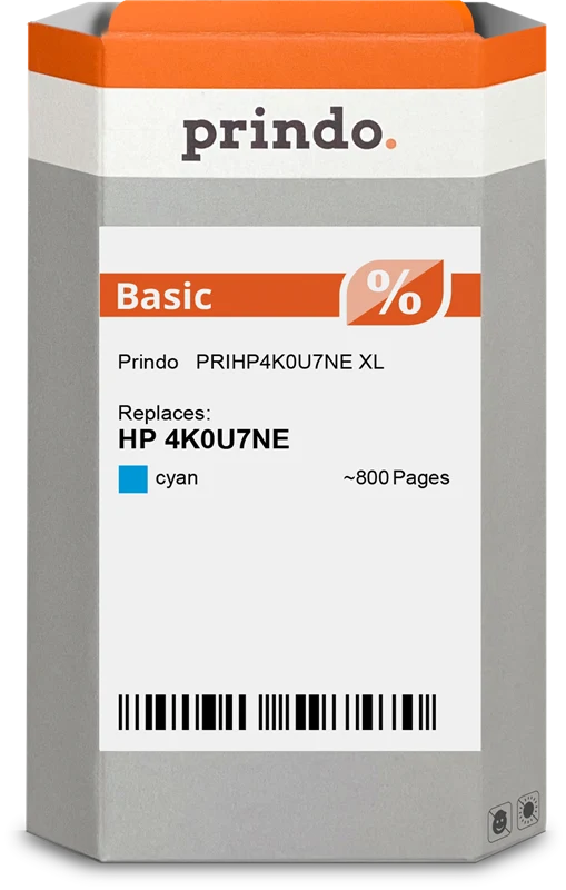 Prindo Basic XL Druckerpatrone kompatibel mit HP 924e Cyan
