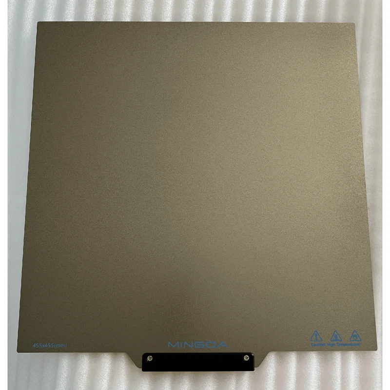 Mingda PEI-Federstahlplatte mit Griffen 455x455mm – Ersatzteil für Raptor 450