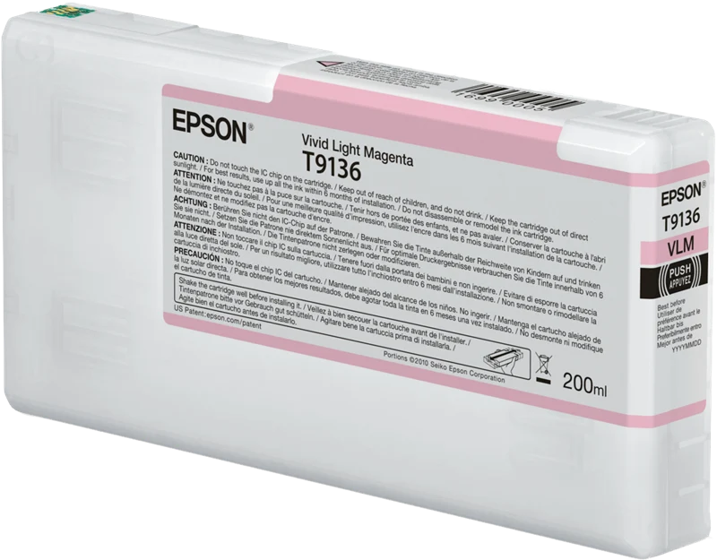 Epson T9136 Light Magenta Druckerpatrone C13T91360N