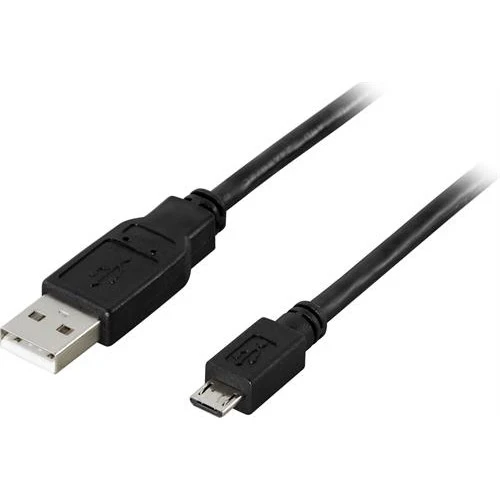 Deltaco USB-Kabel A auf Micro-B, 1 m