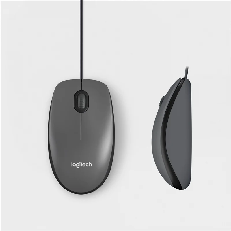 Logitech M100 Maus Schwarz