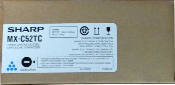 Sharp MX-C52TC Cyan Toner