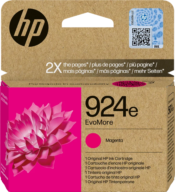 HP 924e Magenta Druckerpatrone 4K0U8NE