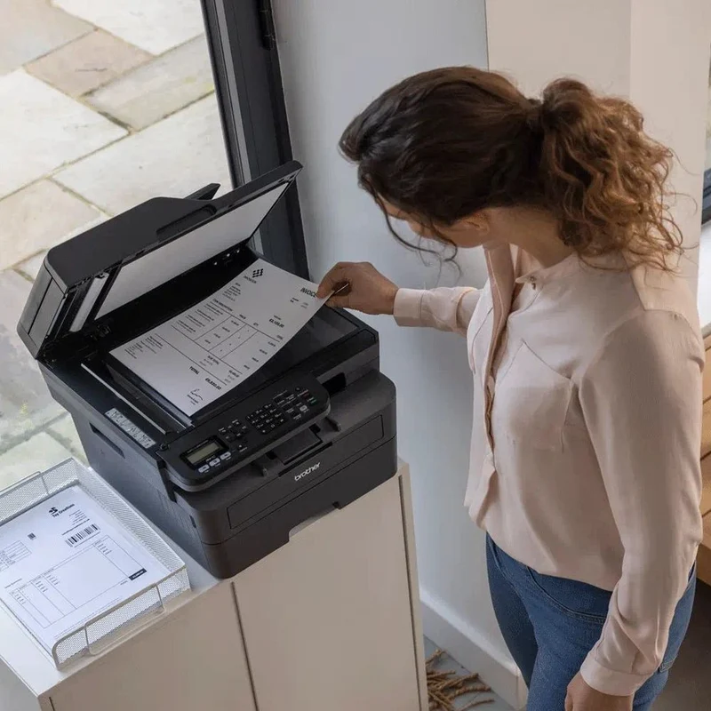 Brother MFC-L2800DW Kompakter All-in-One-Schwarz-Weiß-Laserdrucker