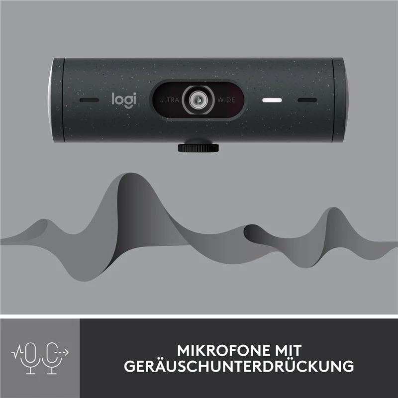 Logitech BRIO 500 - Webcam Graphitgrau