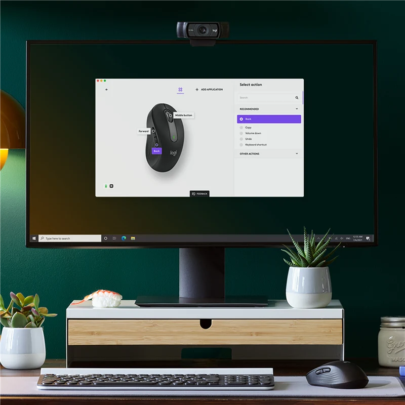 Logitech Signature M650 L Kabellose Maus Graphitgrau
