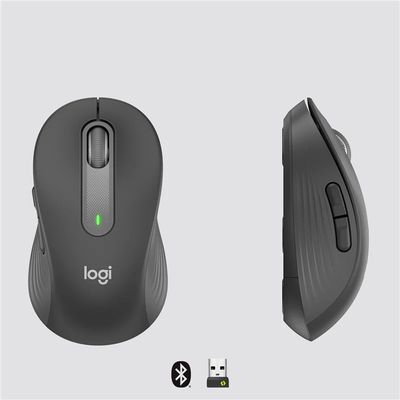 Logitech Signature M650 L Kabellose Maus Graphitgrau