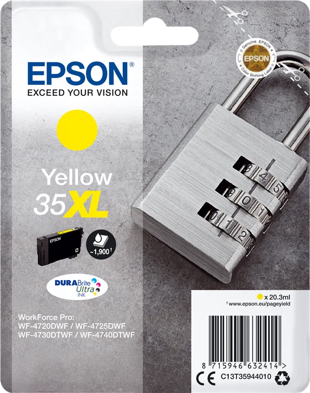 Epson 35XL Gelb Druckerpatrone C13T35944010