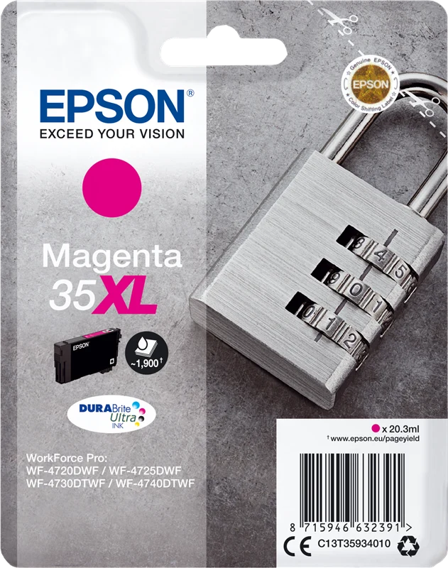 Epson 35XL Magenta Druckerpatrone C13T35934010