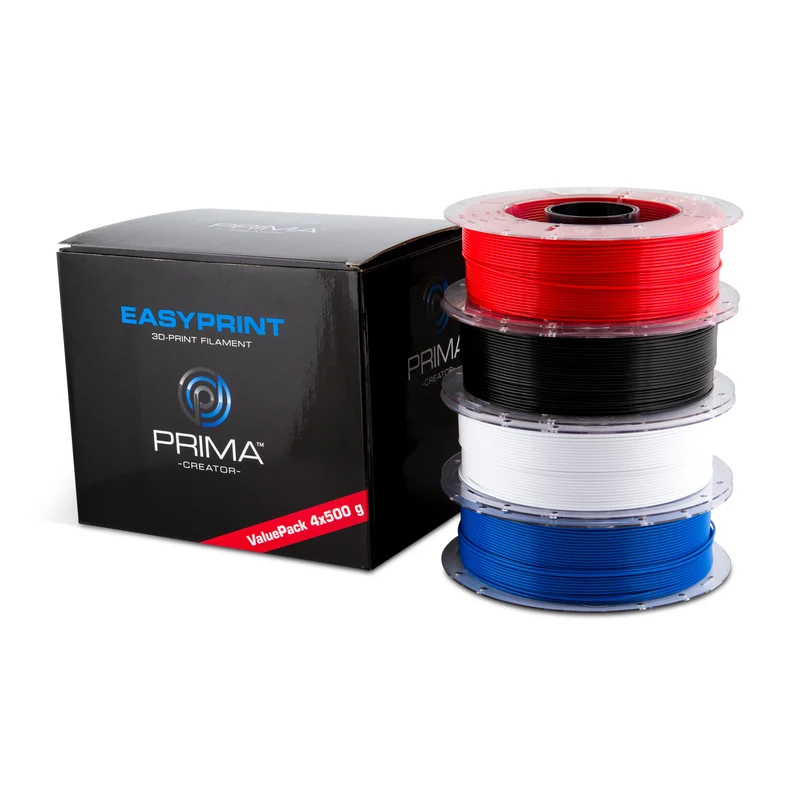 PrimaCreator EasyPrint PLA Value Pack – 4x 500 g (1,75 mm)