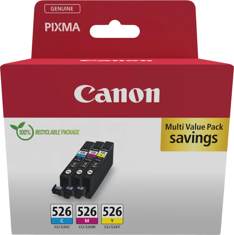 Canon CLI-526 Multipack Cyan/Magenta/Gelb