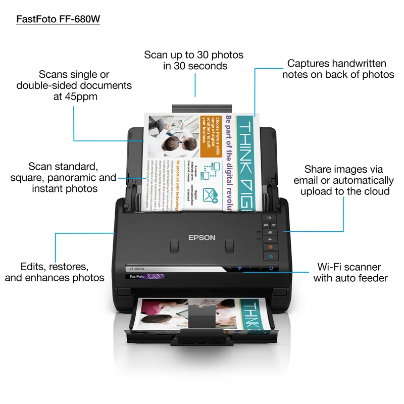 Epson FastFoto FF-680W Dokumentenscanner