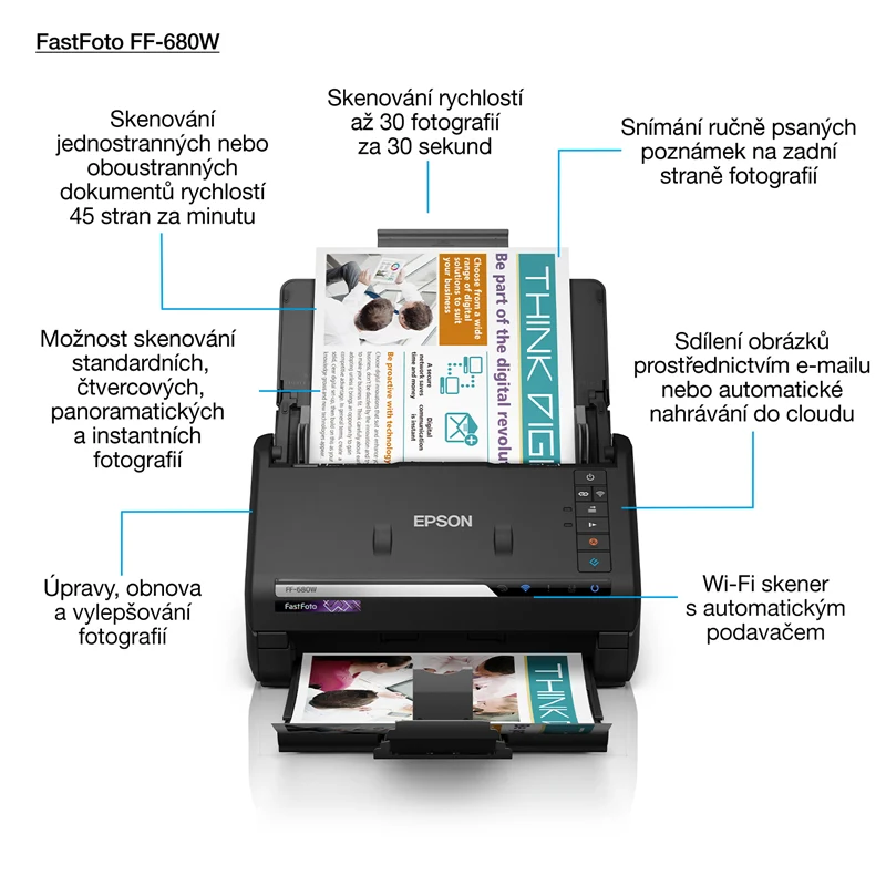 Epson FastFoto FF-680W Dokumentenscanner