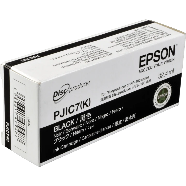Epson PJIC7(K) Schwarz Druckerpatrone C13S020693