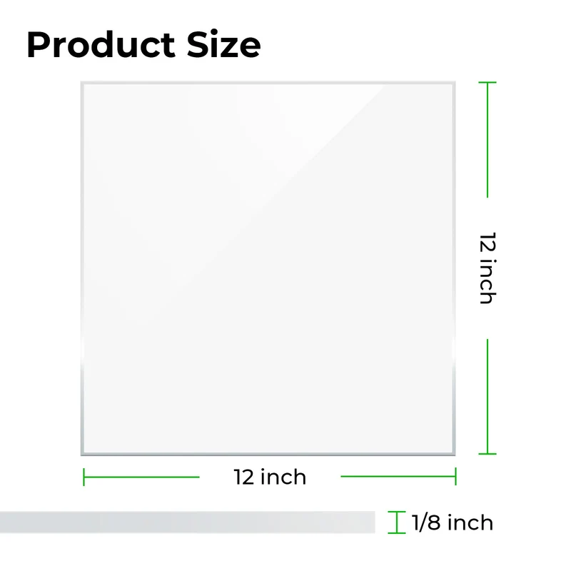 xTool 3 mm Klarsicht Acrylplatten (2er-Pack)