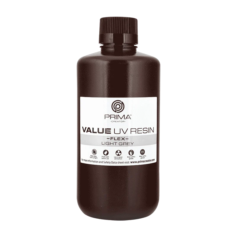 PrimaCreator Value Flex UV Harz - 1 kg - Hellgrau