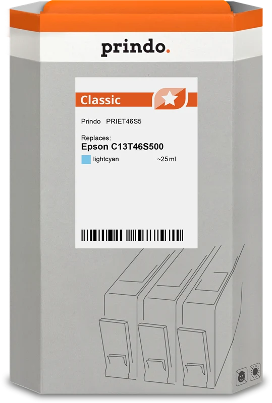 Prindo Classic Druckerpatrone kompatibel mit Epson T46S5 Light Cyan