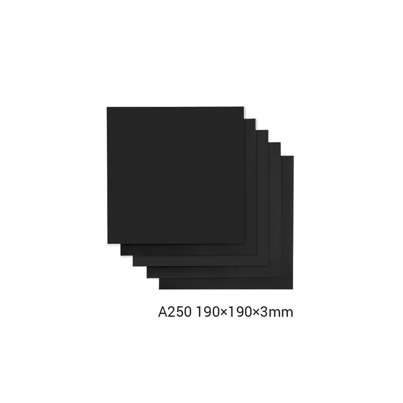 Snapmaker Acrylplatten matt 190×190×3 mm – 5er-Pack für Laser & CNC