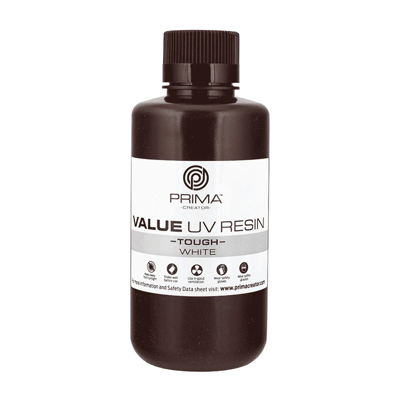 PrimaCreator Value Tough UV-Harz (ABS Like) - 500 g - Weiß