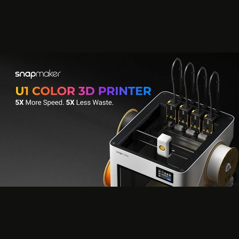 Snapmaker U1 – Toolchanging-3D-Drucker mit 4 Köpfen & 300 mm/s