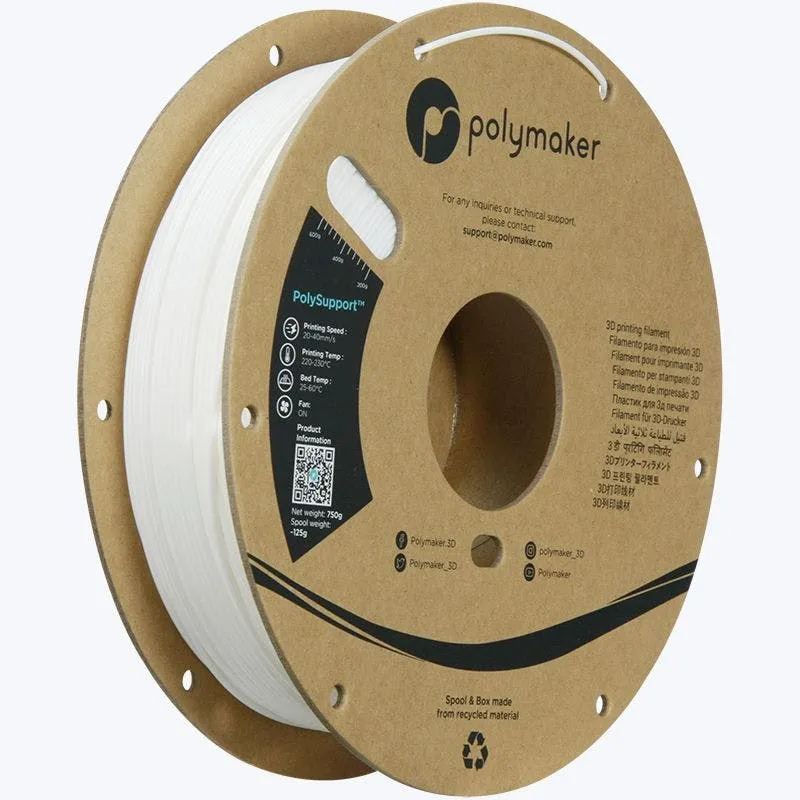 Polymaker PolySupport – Breakaway Support Filament 1,75 mm, 750 g