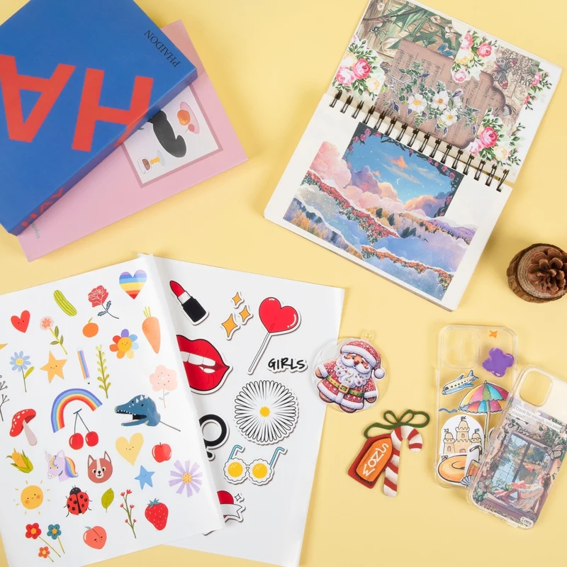 Mattes Vinyl Stickerpapier A4 – bedruckbar, 20 Blatt für Aufkleber