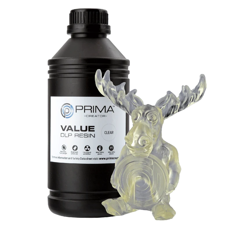 PrimaCreator Value UV/DLP Harz - 1 kg - Klar