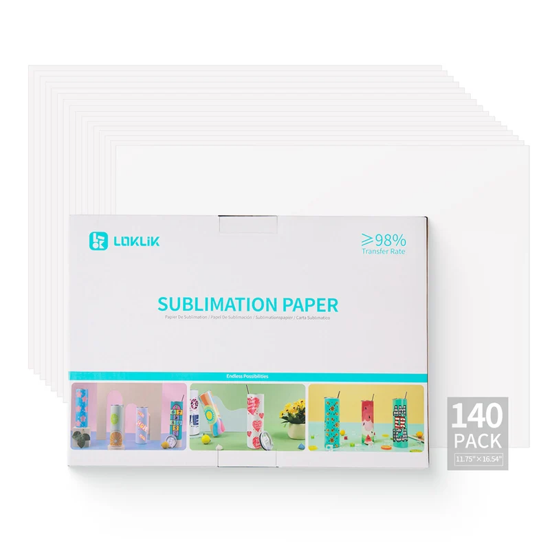 LOKLiK Sublimationspapier - 140 Blatt