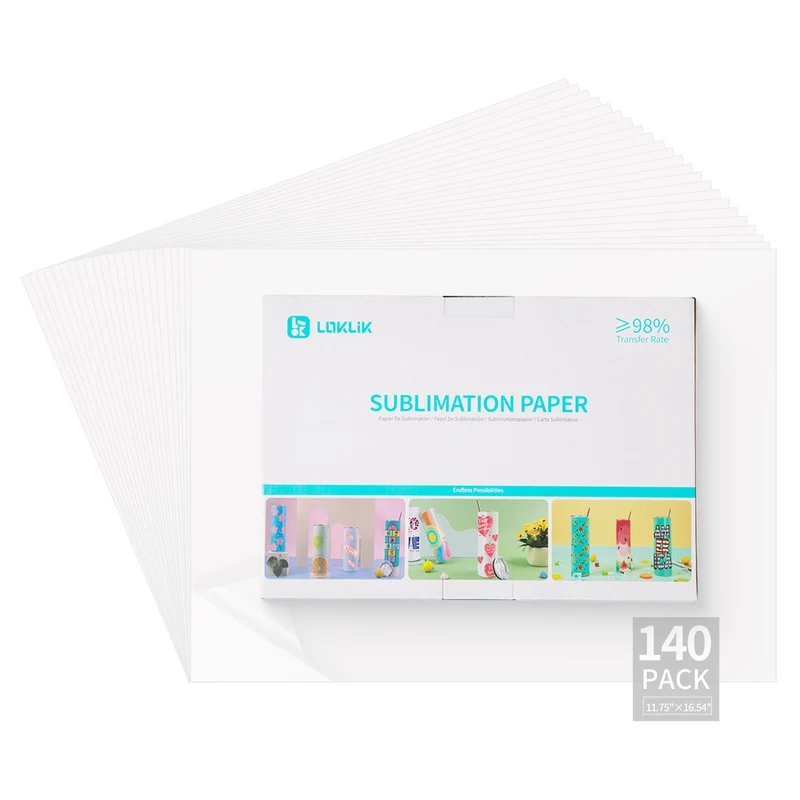 LOKLiK Sublimationspapier - 140 Blatt