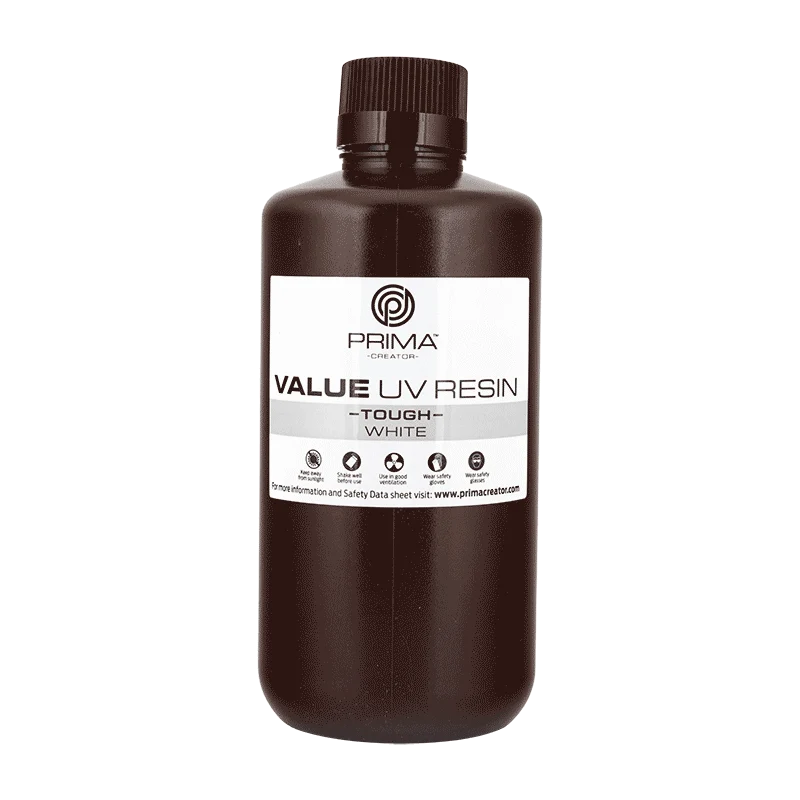 PrimaCreator Value Tough UV Resin (ABS Like) - 1000 ml - White