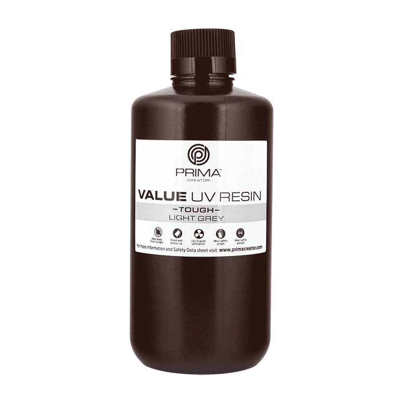 PrimaCreator Value Tough UV Resin (ABS Like) - 1000 ml - Light Grey