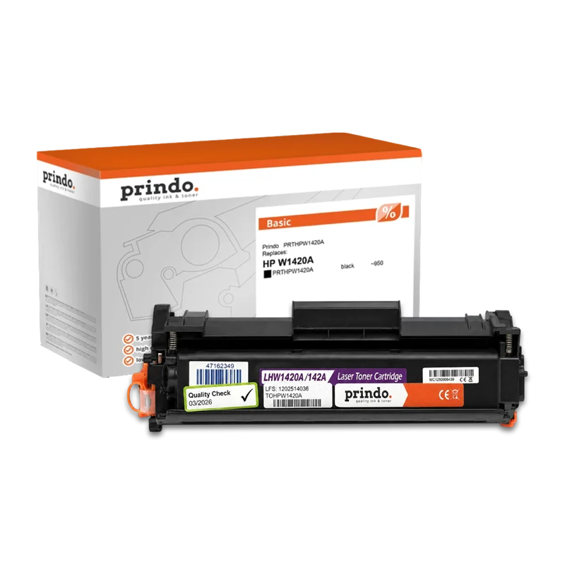 Prindo Basic Toner kompatibel mit HP 142A Schwarz