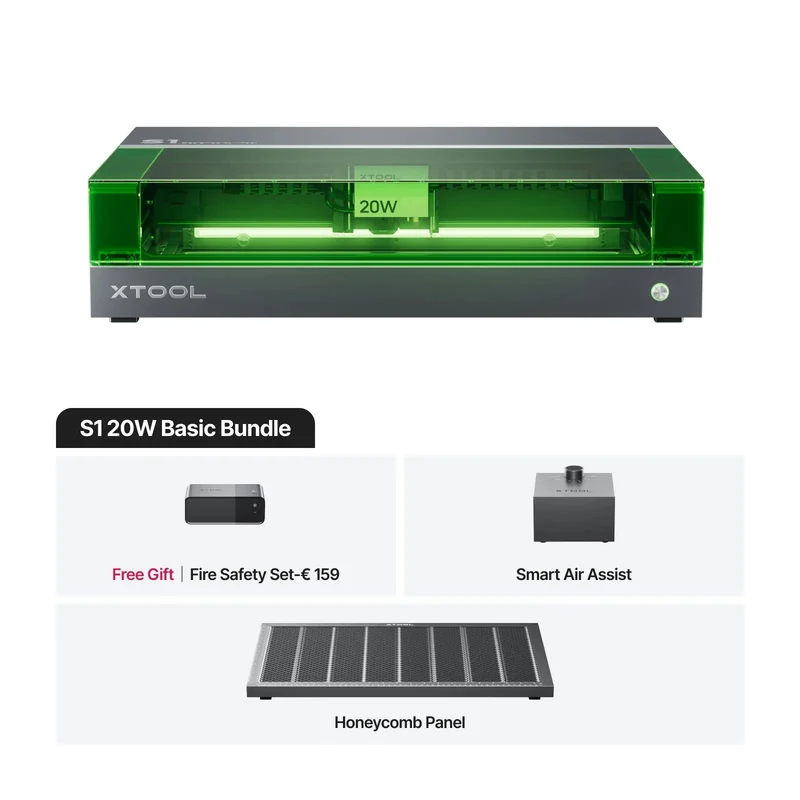 xTool S1 Lasergravierer & -schneider – 20W
