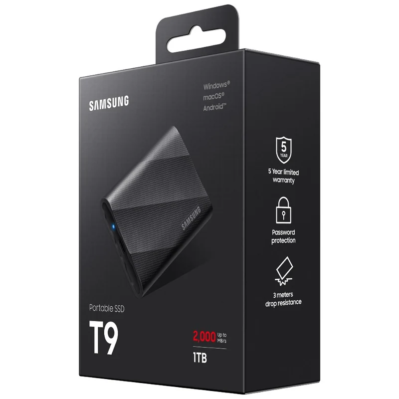 Samsung Portable SSD T9 1TB schwarz