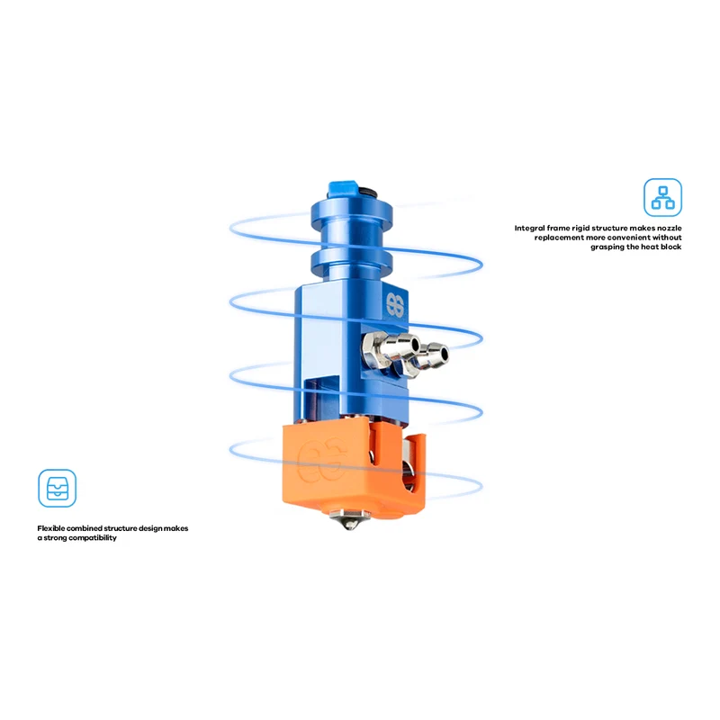 Phaetus Dragon Water Hotend - WST Blau