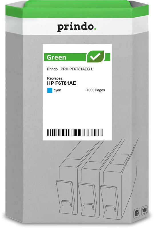 Prindo Green XL Druckerpatrone kompatibel mit HP 973X Cyan