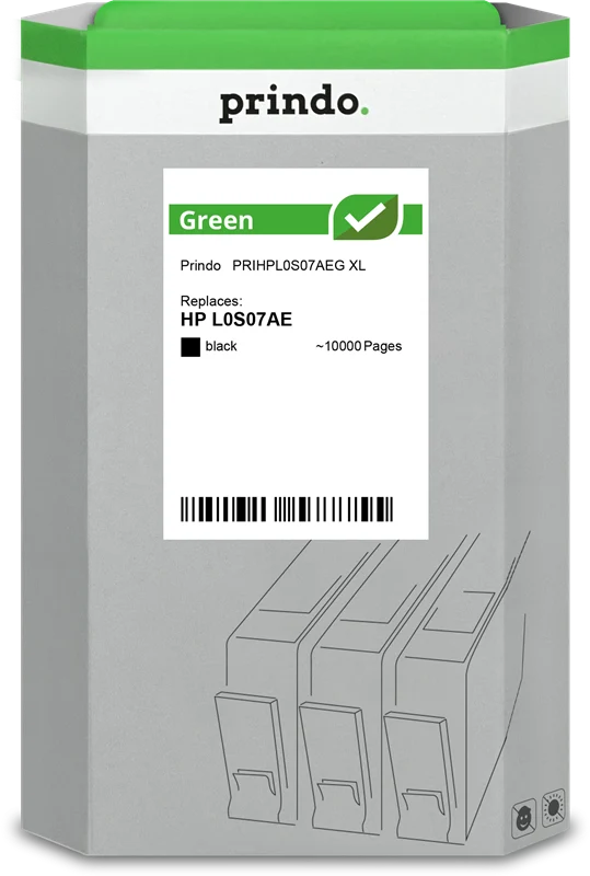 Prindo Green XL Druckerpatrone kompatibel mit HP 973X Schwarz