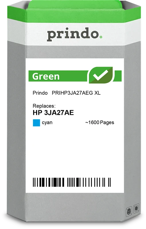 Prindo Green XL Druckerpatrone kompatibel mit HP 963 XL Cyan