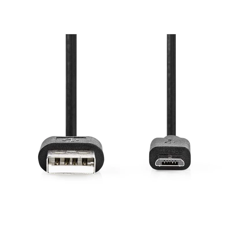 Nedis USB Micro-B Male Kabel 2.0 1.00m schwarz