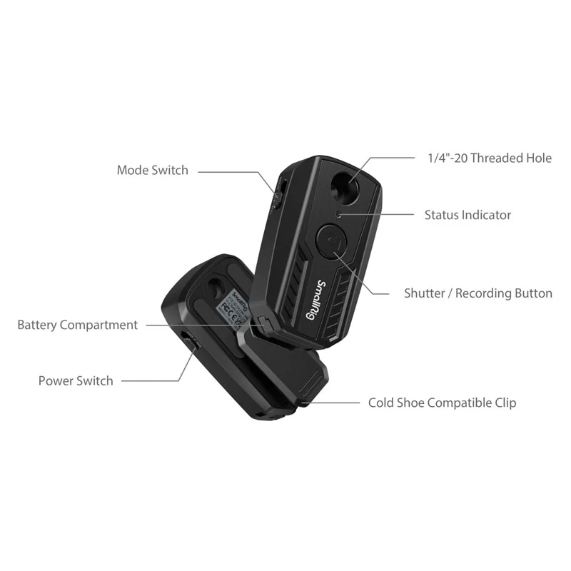 SmallRig 3902 Wireless Remote Controller für ausgewählte Sony / Canon / Nikon Kameras