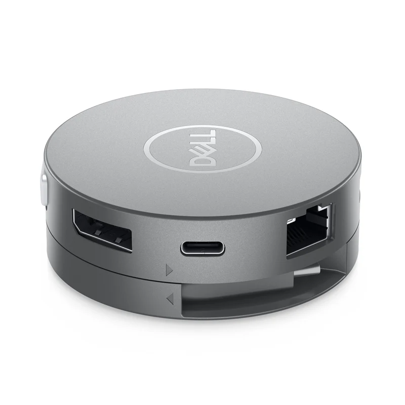 Dell Pro-7-in-1-USB-C-Travel-Adapter Silber